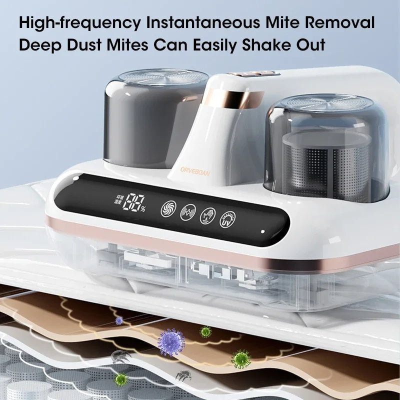 Cordless Handheld Mattress Vacuum Dust & Crumb Remover